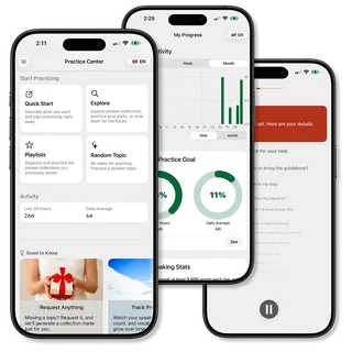 Speakace App Screenshots